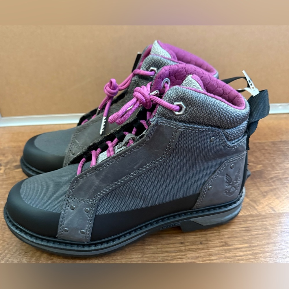 WOLVERINE HALO SPARTAN Limited Edition Leather Boots Gray Men’s 6
